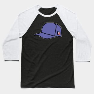 Trucker Hats Blue Graphic Baseball T-Shirt